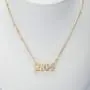 ZMNNOPPAB Birth Year Number Necklace, Crystal Pendant Necklace for Women, Girls Birthday Gift Anniversary Date Friendship Jewelry,18K Gold Plated,1996-2005