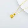 18K Real Gold Tiny Heart Necklace Women Jewelry, Sparkling Diamond Cut Hollow Heart Pendant Love Gifts for Girls, Teens, Gold Chain 16-18 Inch 18K Real Gold Tiny Heart Necklace Women Jewelry, Sparkling Diamond Cut Hollow Heart Pendant Love Gifts for Girls, Teens, Gold Chain 16-18 Inch