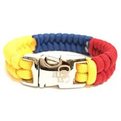 Colombian Flag Mens & Women Paracord Survival Bracelet Jewelry Colombian Flag