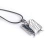 MT Life Attack On Titan Wings of Freedom Necklace Anime Shingeki No Kyojin Scout Regiment Necklace Anime Jewelry