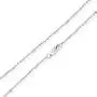 Sea of Ice Sterling Silver 1mm Sparkle Paillette Chain Necklace for Women, Size 14'' - 36'' Italy Sea of Ice Sterling Silver 1mm Sparkle Paillette Chain Necklace for Women, Size 14'' - 36'' Italy