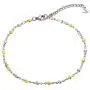 HooAMI Stainless Steel Heart Link Chain Anklet Bracelet Adjustable HooAMI Stainless Steel Heart Link Chain Anklet Bracelet Adjustable