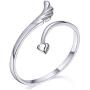 I love you 3000 Knuckle Rings,Toe Rings,925 Stering Silver Open Adjustable Ring Fashion Jewelry Charms Birthday Gifts for Teens Girl/Boys/Women/Men/Bridesmaid
