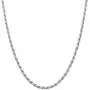 Savlano 925 Sterling Silver 2.5mm Solid Italian Rope Diamond Cut Twist Link Chain Necklace With Gift Box For Men & Women - Made in Italy Savlano 925 Sterling Silver 2.5mm Solid Italian Rope Diamond Cut Twist Link Chain Necklace With Gift Box For Men & Women - Made in Italy