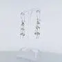 Pepe Dominguez 925 Sterling Silver Ribbon Falling in a Spiral Drop Earrings
