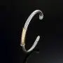 Subiceto Twisted Cable Bracelet Designer Inspired Jewelry Adjustable Antique Vintage Wire Cuff Bangle Mother Day Present Subiceto Twisted Cable Bracelet Designer Inspired Jewelry Adjustable Antique Vintage Wire Cuff Bangle Mother Day Present