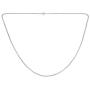 Bling Jewelry Simple Thin 3MM Basic Plain Silver Tone Stainless Steel Rolo Cable Chain Necklace for Men for Women 16 18 20 24 Inch