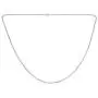 Bling Jewelry Simple Thin 3MM Basic Plain Silver Tone Stainless Steel Rolo Cable Chain Necklace for Men for Women 16 18 20 24 Inch