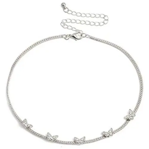 The Woos Bohemian Cute Butterfly Choker Necklace Gold Butterfly Crystal Clavicle Chain Elegant Statement Collar Shining Female Chocker Jewelry The Woos Bohemian Cute Butterfly Choker Necklace Gold Butterfly Crystal Clavicle Chain Elegant Statement Collar Shining Female Chocker Jewelry