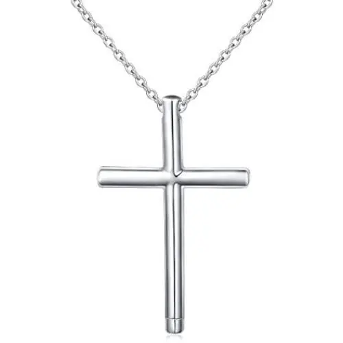 925 Sterling Silver Simple Bar Urn Pendant Memorial - Ashes Keepsake Exquisite Cremation Pendant Necklace 925 Sterling Silver Simple Bar Urn Pendant Memorial - Ashes Keepsake Exquisite Cremation Pendant Necklace