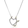 Luvalti Gorgeous Devil Heart Necklace - Pendant Necklace for Women, Heart with Devil Horns, Jewelry Necklaces, Lovely Charming Naughty Love Design, Haloween Gift, Free Premium Black Velvet Pouch Bag