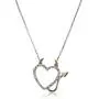 Luvalti Gorgeous Devil Heart Necklace - Pendant Necklace for Women, Heart with Devil Horns, Jewelry Necklaces, Lovely Charming Naughty Love Design, Haloween Gift, Free Premium Black Velvet Pouch Bag