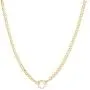 gorjana Womens Wide Curb Chain Link Wilder Necklace, 18K Gold Plated, Parker Clasp