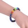 ZXSTYLE Diffuser Healing Bracelet 7 Chakra Real Stones Mala Meditation Bracelet Protection Energy Healing