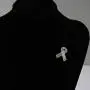CENWA Parkinsons Awareness Grey Ribbon Enamel Pin Parkinsons Awareness Gift Gray Awareness Parkinsons Survivor Jewelry