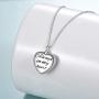 ONEFINITY Elephant Urn Necklaces for Ashes Sterling Silver Cremation Jewelry for Ashes Heart Memory Jewelry for Women