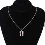 WSNANG Baseball Jersey Number Necklace Stainless Steel Charms Baseball Number Pendant Necklace for Boys Men