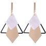 ONLYJUMP Geometric Triangle Earring Metal Simple Drop Dangle Earring Plating Gold Black Bohemian Dangling Costume Earring For Women Girl Bar Party Fashion Jewelry