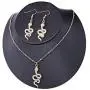 JczR.Y Punk Personalized Rhinestone Snake Dangle Hook Earrings Exaggerated Gold Silver Plated Natural Twisted Animal Snake Pendant Necklace Ear Jewelry Set