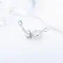 LGSY 925 Sterling Silver Anchor Cage Pendants for Pearl Jewelry Making, Design Pearl Cage Pendants for Adorable Gift