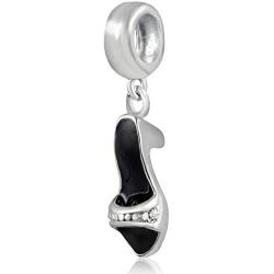Choruslove Dangle Charms 925 Sterling Silver Puerto Rico Coqui Frog, Airplane Travel Passport, Red Chili Pepper, Survivor Ribbon Pendants fits European Style Bracelet, Gift for Travel/Women/Men