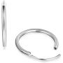 Small Silver Hoop Earrings - 3 Pairs Small Hoop Earrings for Women Men Gifts Hypoallergenic 925 Sterling Silver Hoop Earrings Endless Tiny Hoop Earrings Set for Cartilage Nose Lip Ring(8/10/12mm)