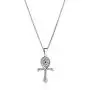 HZMAN CZ Eye of Horus Egypt Protection Pendant Coptic Ankh Cross Religious Stainless Steel Necklace HZMAN CZ Eye of Horus Egypt Protection Pendant Coptic Ankh Cross Religious Stainless Steel Necklace