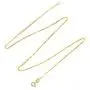 Brights Collection 925 Sterling Silver 0.85MM 18'' Italian Box Chain With 14K Yellow Gold Plated Silver Jewelry Prime Gift for Womens Brights Collection 925 Sterling Silver 0.85MM 18'' Italian Box Chain With 14K Yellow Gold Plated Silver Jewelry Prime Gift for Womens