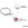 VNOX Custom Engraving Special Rolo Chain Medical Alert id Bracelet for Women Girls,Adjustable 6-7.8 Inches