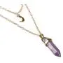 Healing Crystal Stone Moon Choker Necklace Witch Jewelry for Women Healing Crystal Stone Moon Choker Necklace Witch Jewelry for Women