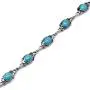 Silvershake 8x6mm Genuine Arizona American Turquoise 925 Sterling Silver Leaf Vintage Inspired 7 to 8.5 Inch Adjustable Bracelet Jewelry for Women Silvershake 8x6mm Genuine Arizona American Turquoise 925 Sterling Silver Leaf Vintage Inspired 7 to 8.5 Inch Adjustable Bracelet Jewelry for Women