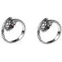 Retro Snake Resizable Ring Adjustable Animal Serpent Luxury Rock Punk Slim Circle Round Cubic Zirconia Double Snake Head Loop Rings for Women Men Party Jewelry Retro Snake Resizable Ring Adjustable Animal Serpent Luxury Rock Punk Slim Circle Round Cubic Zirconia Double Snake Head Loop Rings for Women Men Party Jewelry