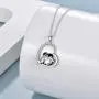 MONGAS Penguin Necklaces 925 Sterling Silver Hugging Penguins/Sloth/Panda Cute Animal Jewelry for Women Sister MONGAS Penguin Necklaces 925 Sterling Silver Hugging Penguins/Sloth/Panda Cute Animal Jewelry for Women Sister