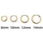 Huggie Hoop Earrings Surgical Stainless Steel Hoop Earrings 8mm 10mm 12mm Cartilage Helix Sleeper Earring for Men Women Girls Boys
