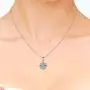 St.Claire Swarovski Jewelry Necklaces for Women 18K Rose Gold Cross Octagonal Pendant Necklace 925 Sterling Silver Birthstone Pendant Necklaces for Women Jewelry Birthday Happy Mother‘s Day Gift for Women