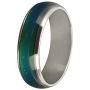 6mm Color Changing Ring Mood Emotion Temperature Index Copper Color Change Ring for Women Men