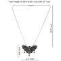 Efulgenz Boho Vintage Antique Ethnic Gypsy Tribal Indian Oxidized Silver Statement Peacock Pendant Long Necklace Jewelry