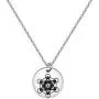 PENQI Metatron’s Cube Necklace Sacred Geometry Seals of Archangel Jewelry Angel Gift for Her Him