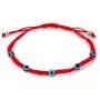 6pcs Evil Eye String Kabbalah Bracelets for Protection and Luck Hand-Woven Red Rope Cord Thread Friendship Bracelet Anklet (HS028-5) 6pcs Evil Eye String Kabbalah Bracelets for Protection and Luck Hand-Woven Red Rope Cord Thread Friendship Bracelet Anklet (HS028-5)