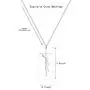 Mothers Day Gift Faith Cross Necklace Hope Believe Pendant Necklace Religious Jewelry for Women