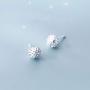 Dandelion Sterling Silver Stud Earrings for Women Teen Girls Men Hypoallergenic Flower Seed Cluster Piercing Ear Tragus Post Cute Lovely Sleeper Earrings Tiny Lightweight Jewelry Gifts for Best Friend