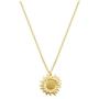 Sunflower Pendant Necklace Floral Jewelry Bridesmaid Gifts