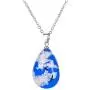 Konpicca Blue Sky Cloud Resin Necklace Transparent Resin Round Ball Teardrop Moon Pendant Necklace for Women Girls Adjustable Konpicca Blue Sky Cloud Resin Necklace Transparent Resin Round Ball Teardrop Moon Pendant Necklace for Women Girls Adjustable