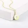 Tiny Initial Necklaces - 14K Gold Plated Dainty Cute Round Letter Necklace for Women Girls Tiny Initial Necklaces - 14K Gold Plated Dainty Cute Round Letter Necklace for Women Girls