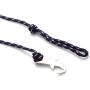 Heavstjer Fashion White Alloy Shark Tail Hook Colorful Rope Link Bracelet
