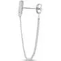 Highstreet .925 Sterling Silver dangling drop chain earrings for women | elegant design | hypoallergenic | light and easy on the ear for all day use Highstreet .925 Sterling Silver dangling drop chain earrings for women | elegant design | hypoallergenic | light and easy on the ear for all day use