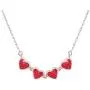 Sterling Silver Heart Shaped and Four Leaf Clover Convertible Pendant Necklace Crystals Jewelry for Women Girls Sterling Silver Heart Shaped and Four Leaf Clover Convertible Pendant Necklace Crystals Jewelry for Women Girls