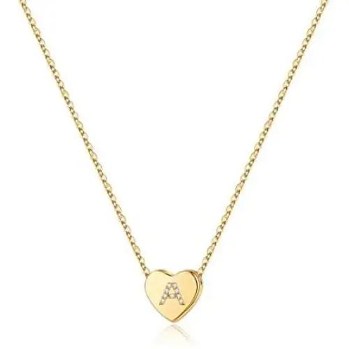 M MOOHAM Initial Heart Necklace for Girls Women, Dainty Cubic Zirconia Initial Heart Pendant Necklace for Women Girls Jewelry Gifts M MOOHAM Initial Heart Necklace for Girls Women, Dainty Cubic Zirconia Initial Heart Pendant Necklace for Women Girls Jewelry Gifts