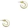 PAVOI 14K Gold Plated Hoop Earrings For Women | 4mm Flat Infinity Gold Hoops Women Earrings | Gold Plated Loop Earrings For Women | Lightweight Hoop Earrings Set For Girls