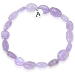 Adabele 1pc Natural 7 inch 7.5 inch Gemstone Bracelet Stretchy Chakra Gems Stones 7-10mm Free Form Beads Healing Crystals Engergy Quartz Jewelry Women Girls Birthday Gift